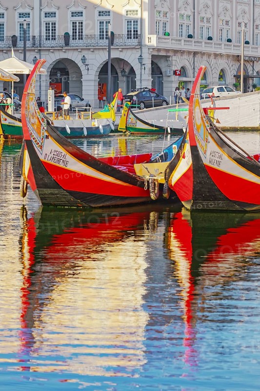 Moliceiro boats, Aveiro, Portugal