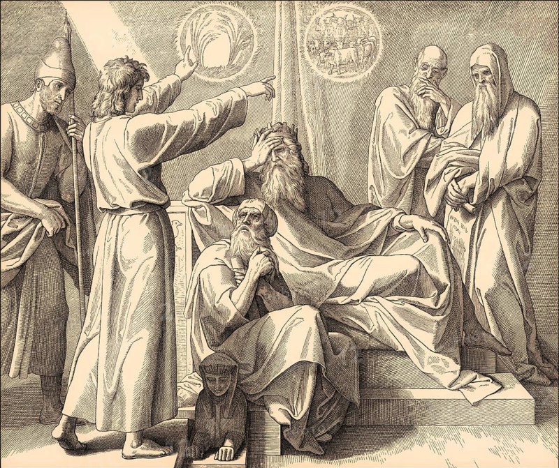 Joseph Interprets Pharaoh's Dreams, Old Testament, by Julius Schnorr von Carolsfeld, 1860