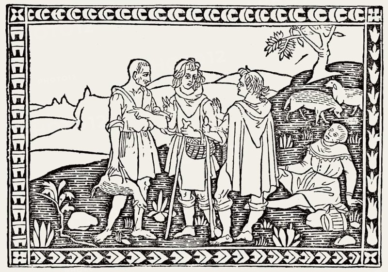 Illustration from „La Giostra di Giuliano de Medici“ by Angelo Poliziano, ca. 1495–1500