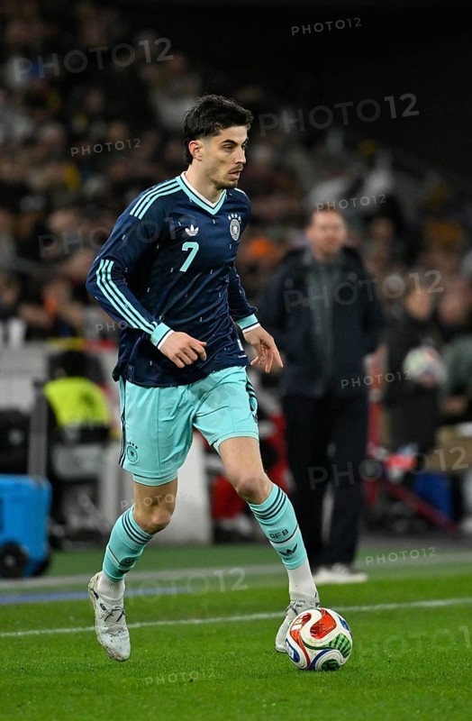 Kai Havertz GER (07) Action on the ball Football DFB International match Germany GER vs Ghana GHA Friendly match Test match MHPArena, MHP Arena Stuttgart, Baden-Württemberg, Germany