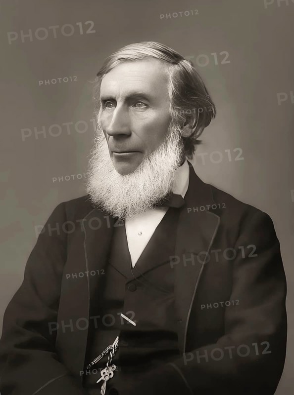 John Tyndall, 1820 –1893, Irish physicist and chemist, discoverer oft he greenhouse effect, digitally edited