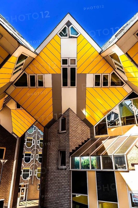 Cube houses from 1984, architect Piet Blom, Rotterdam, the Netherlands
