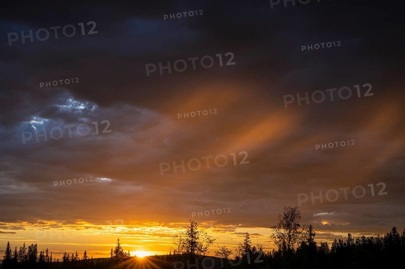 Evening mood, Gällivare, Norrbotten, Lapland, Sweden, June 2021