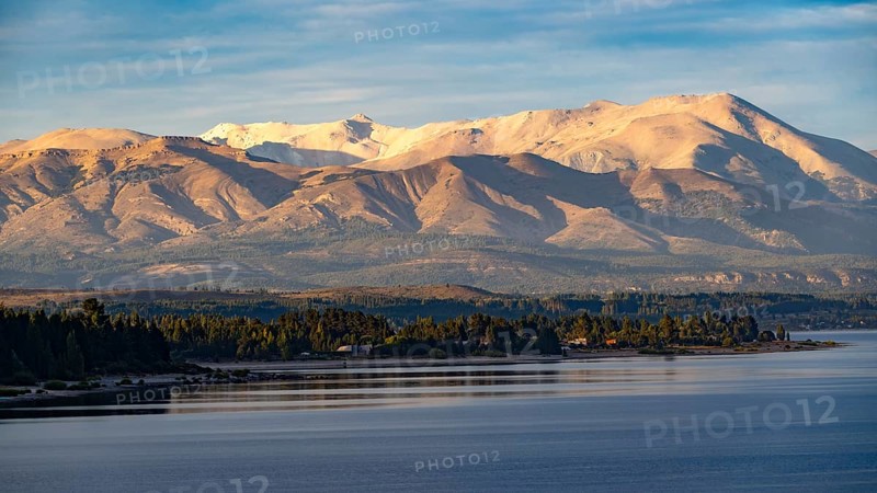 Cerro Nireco above Bariloche and Lake Nahuel Huapi in the Andes National Park of the same name, Patagonia, Argentina