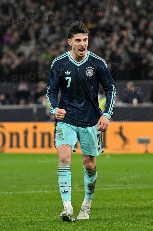 Goal celebration Kai Havertz GER (07) Soccer DFB international match Germany GER vs Ghana GHA friendly test match MHPArena, MHP Arena Stuttgart, Baden-Württemberg, Germany