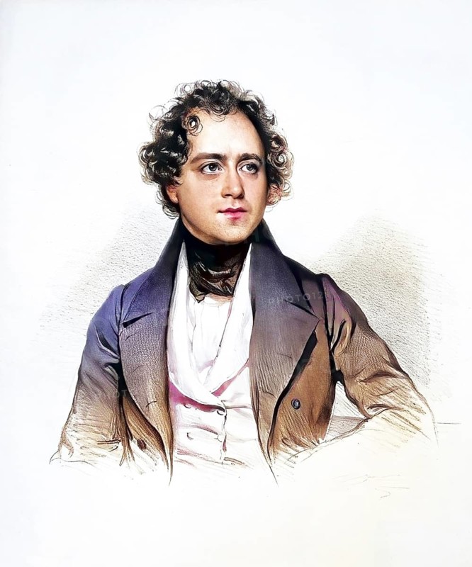 Ohann Vesque von Püttlingen (pseudonym: Johann Hoven, born 23 July 1803 in Opole near Lublin, Galicia, died 29 October 1883 in Vienna) was a lawyer and composer, Historical, digitally restored reproduction from a 19th century original, Record date not stated