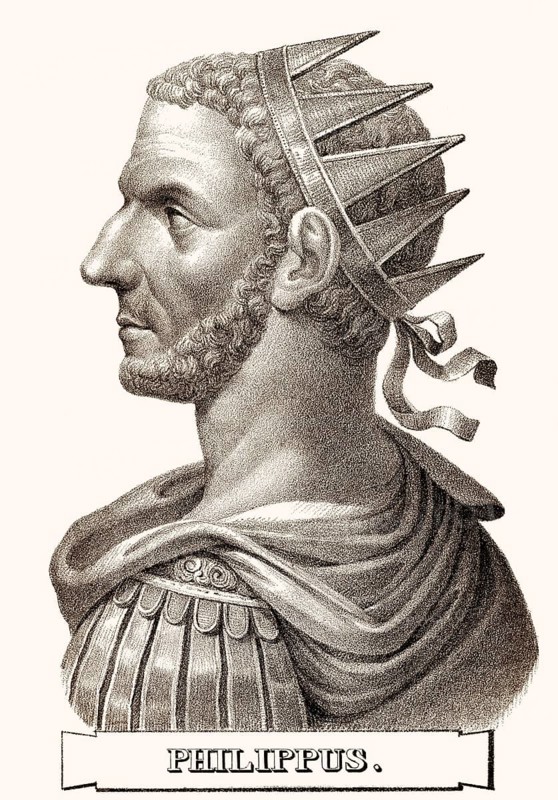 Marcus Julius Philippus, Philipp der Araber, ca. 204-249, römischer Kaiser