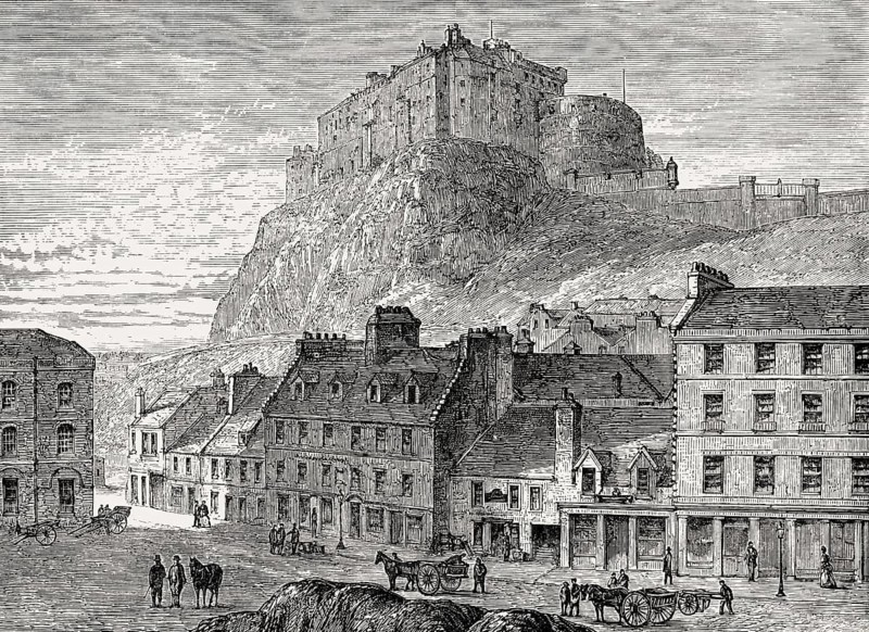 The White Hart Inn, Grassmarket, Edinburgh, Scotland, 19th century