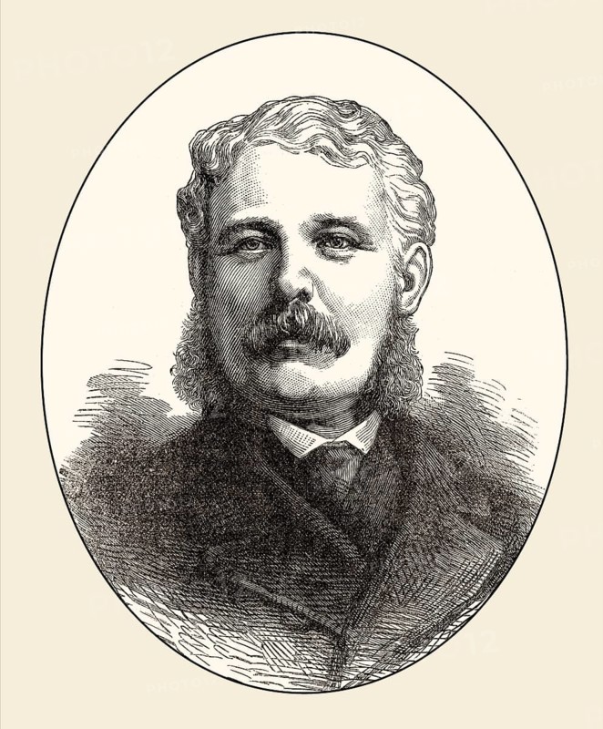 Field Marshal Sir Frederick Paul Haines, 1819 – 1909, a British Army officer, From British Battles on Land and Sea, by James Grant