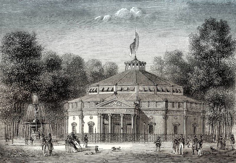 The Cirque d'Été, a former Parisian theatre, Paris, France, 19th century