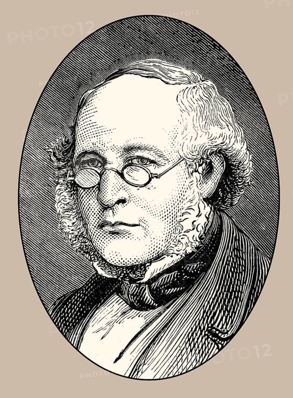 Sir Rowland Hill, 1795-1879, an English teacher, inventor and social reformer
