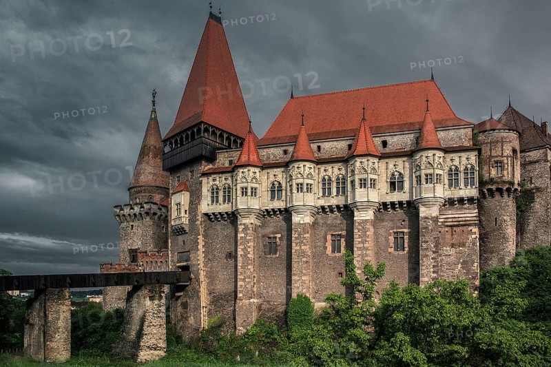 Romania, Castle, Honedoara, Transylvania, Hunedoara, Romania