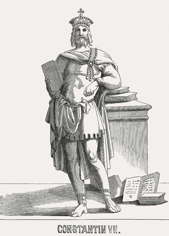 Constantine VII Porphyrogennetos or Porphyrogenitus, Emperor of the Byzantine Empire from 913 to 959