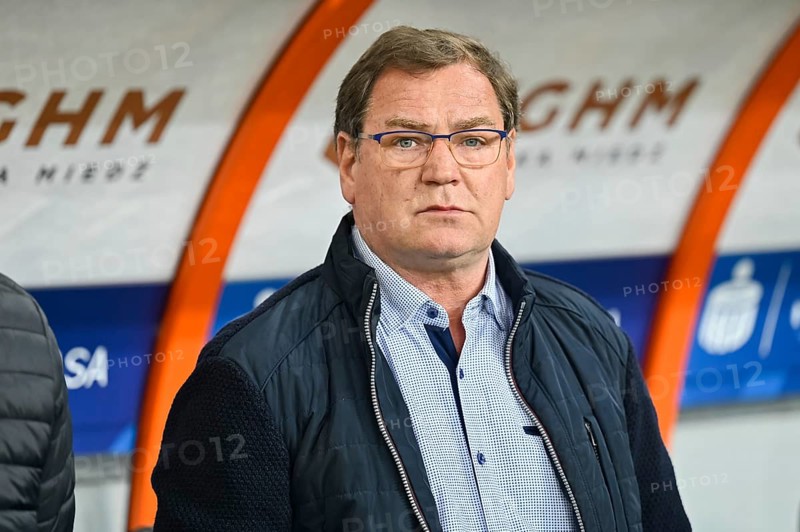 LUBIN, POLAND - APRIL 14, 2023: Football match Polish PKO Ekstraklasa between KGHM Zaglebie Lubin vs Gornik Zabrze 0:2. Jan Urban head coach of Gornik.