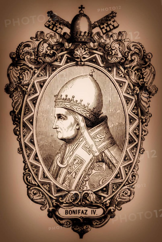 Pope Boniface IV, Pope 608 to 615