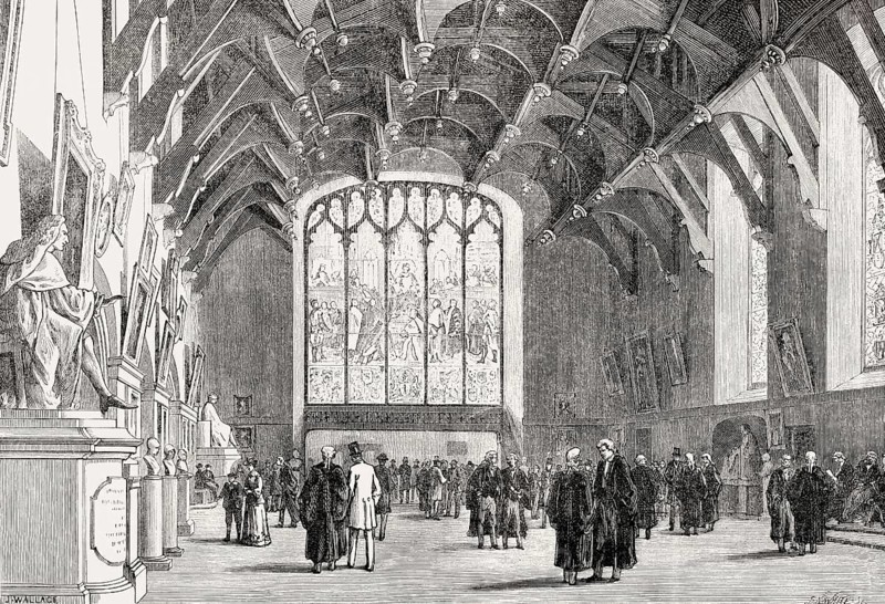 Great Parliament Hall, Old Parliament House, Scotland, 19th century