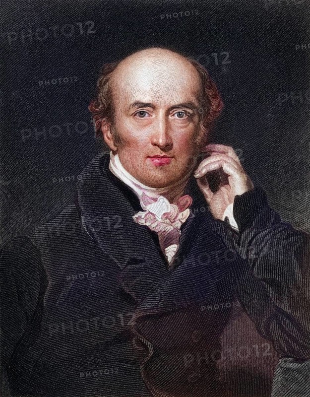 George Canning 1770 to 1827 English statesman and Prime Minister from April to August 1827, Historical, digitally restored reproduction from a 19th century original, Record date not stated