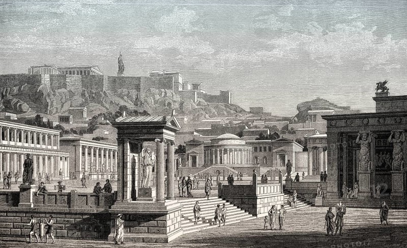 The Ancient Agora of Classical Athens, ancient Greece