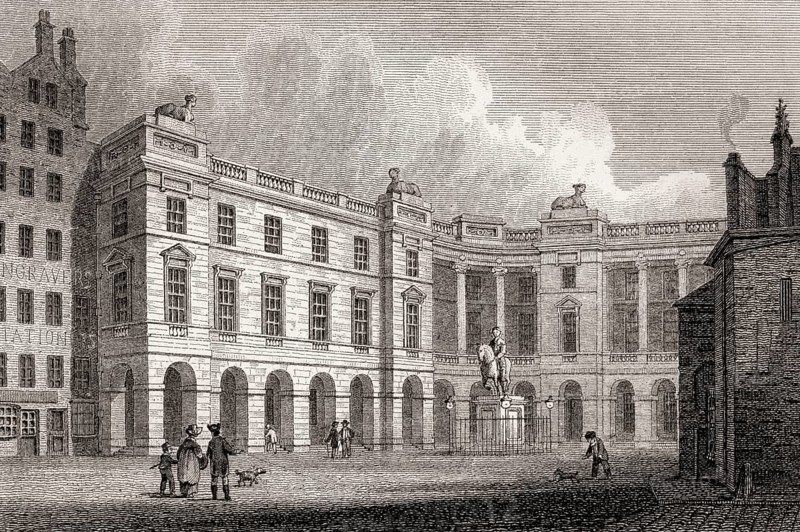 Parliament house, Edinburgh, Scotland, 19th century, Views in Edinburgh by J. & H. S. Storer