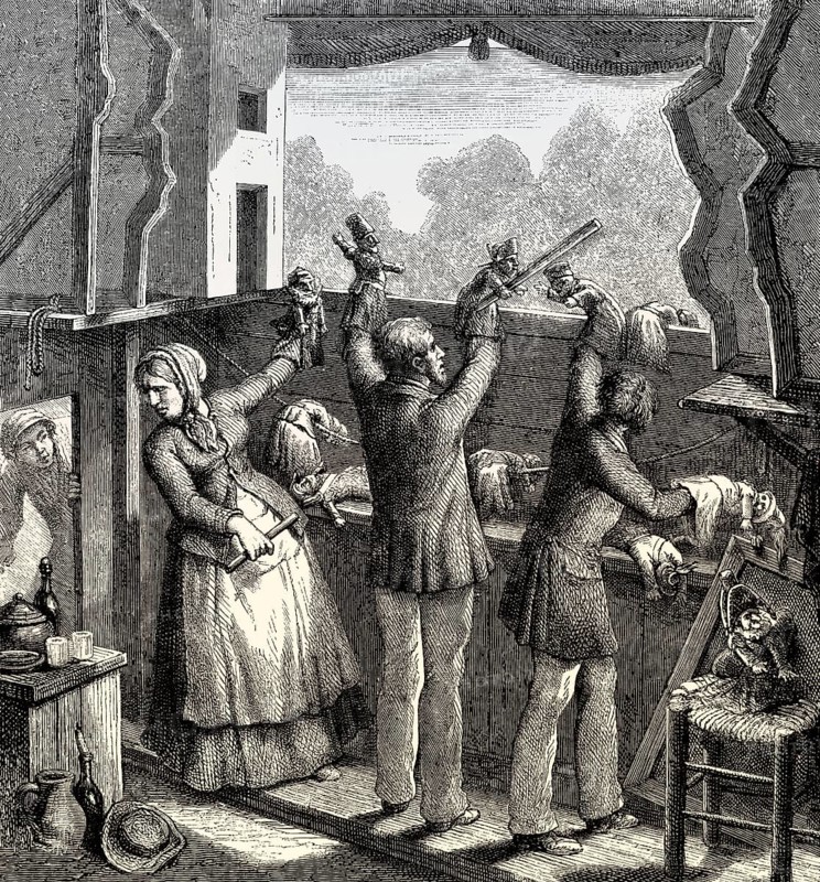Le Théâtre de Guignol, French puppet show, 19th century