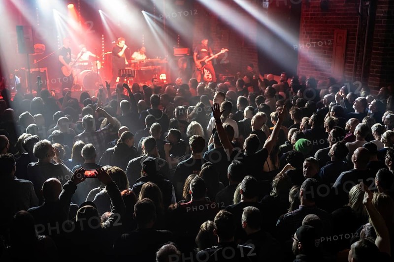WROCLAW, POLAND - AUGUST 2, 2024: Festival Men's Playing 2024. Crowd of people in front of the stage during the concert