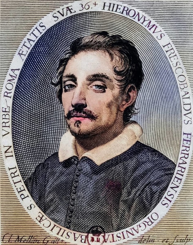 Girolamo Frescobaldi (1583-1643), Italian composer and organist, Historic, digitally restored reproduction from a 19th century original, Record date not stated