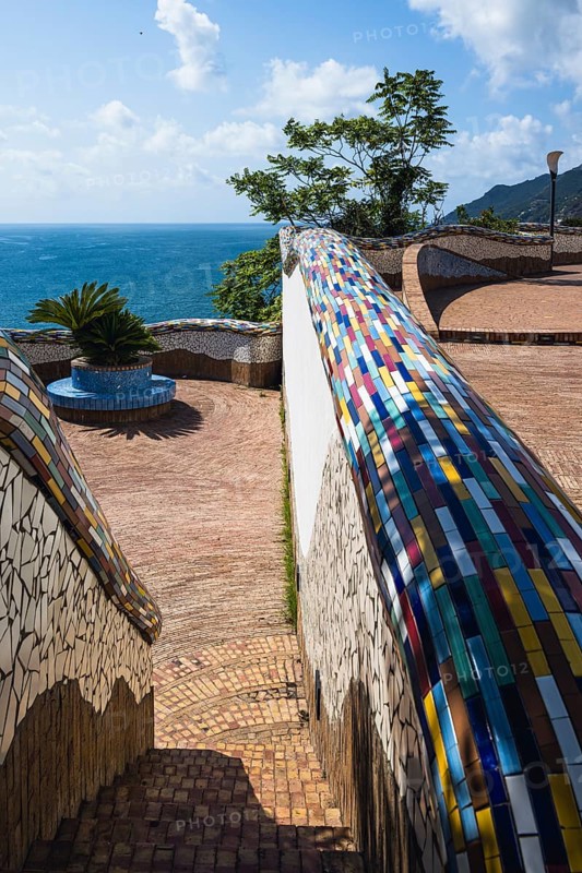 Villa Comunale Vietri sul Mare, Vietri sul Mare, Amalfi Coast, Salerno, Campania, Italy
