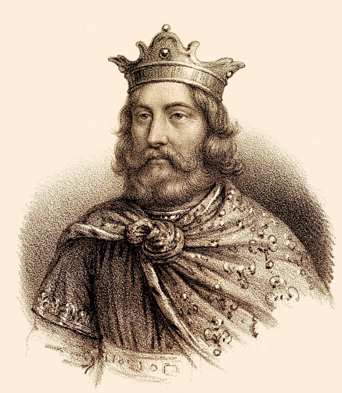 Childebert I, c. 496-558, a Frankish King of the Merovingian dynasty, King of Paris and Orléans, Childebert I, c. 496-558, König der Franken, Teilreich Paris