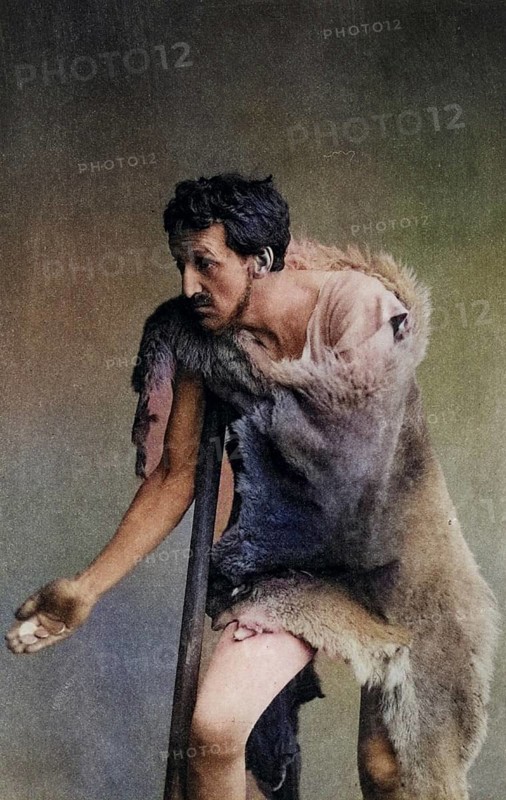 Frank Robert Benson (1858-1939) English actor and director who specialised in Shakespearean roles. Here as Timon in Timon of Athens by William Shakespeare, ca. 1895, Historic, digitally restored reproduction from a 19th century original, Record date not stated