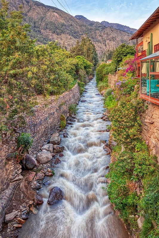 Urubamba River, Ollantaytambo, Sacred Valley, Peru