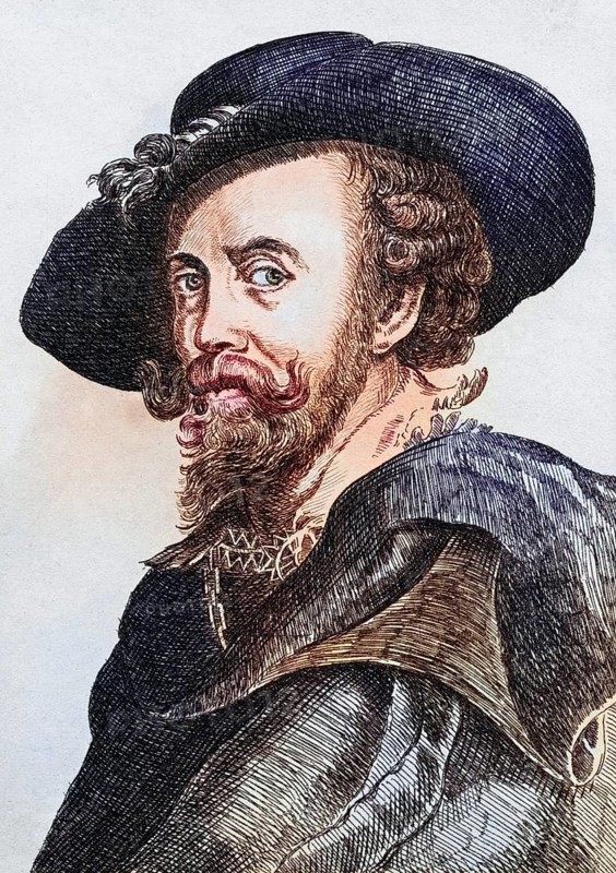 Peter Paul Rubens 1577 n 1640 Flemish painter, Historical, digitally restored reproduction from a 19th century original, Record date not stated