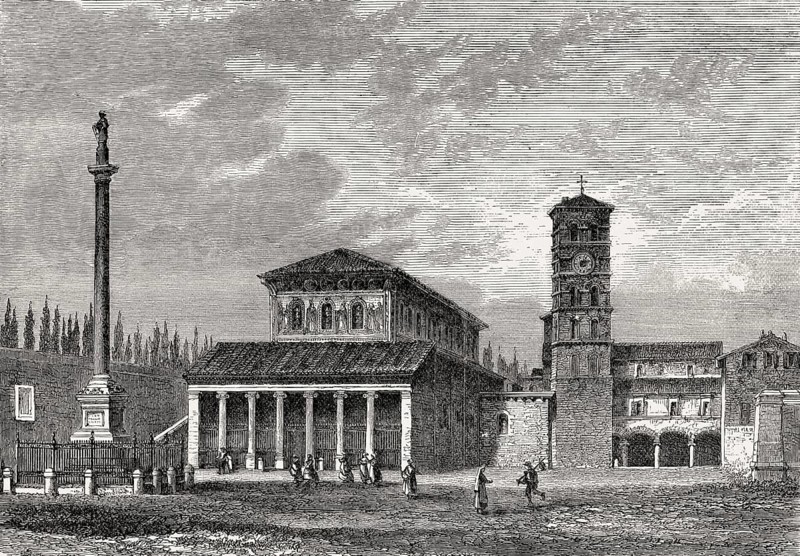 San Lorenzo fuori le mura, Rome, Italy, 19th Century