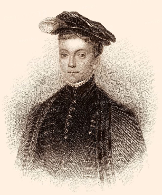 Henry Stewart oder Stuart, Herzog von Albany, 1545-1567, königlicher Gemahl von Schottland