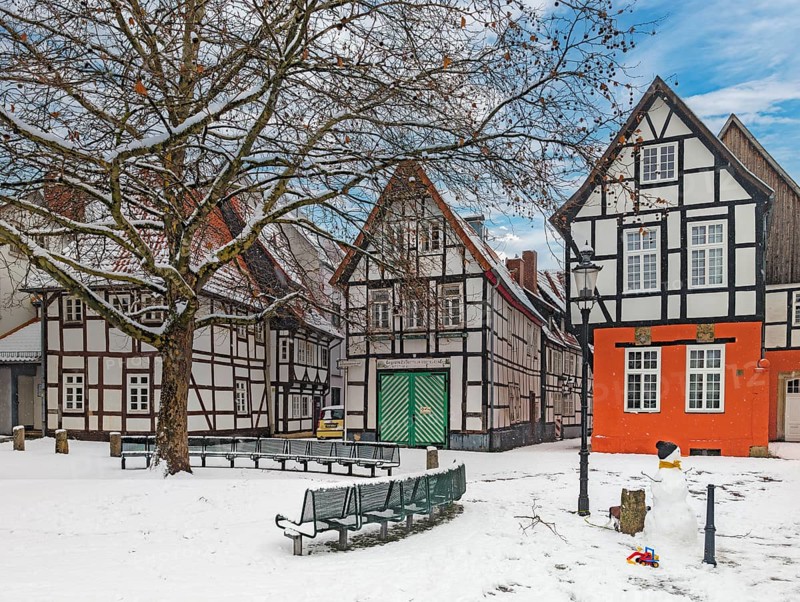 Johannes Kirchhof Winter Snow Minden Germany