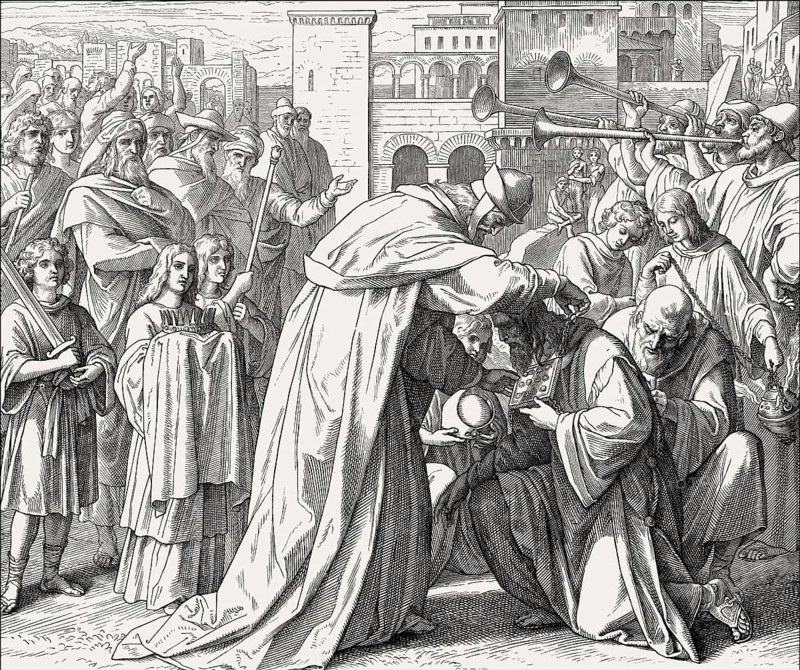 Simon Maccabee Made High Priest, Old Testament, by Julius Schnorr von Carolsfeld