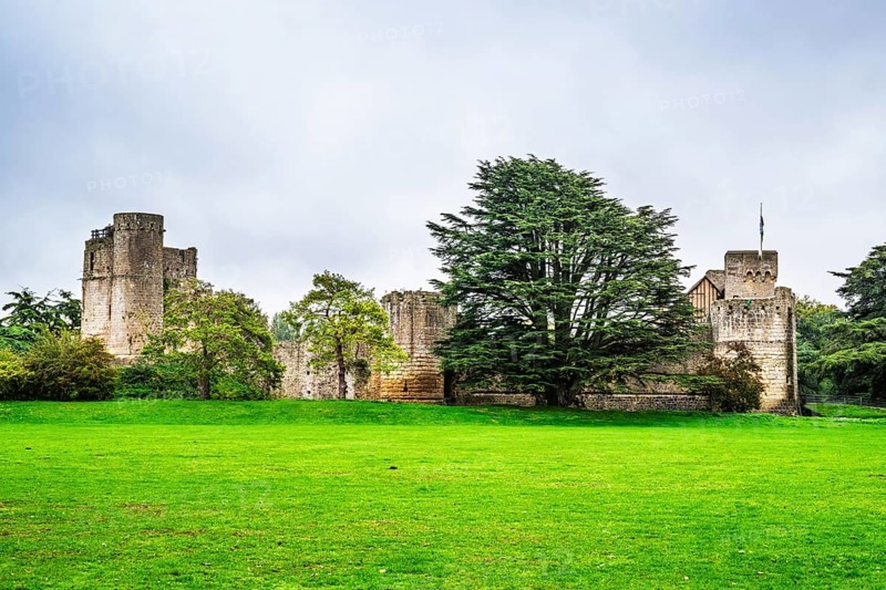 Caldicot Castle, Caldicot, Monmouthshire, Wales, UK