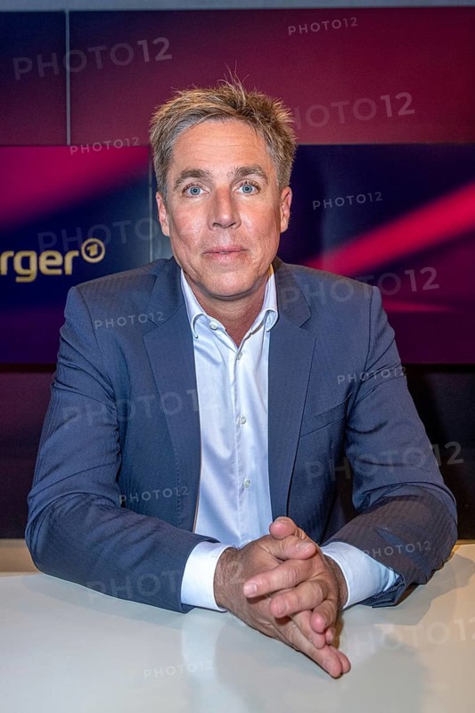 Markus Feldenkirchen (Der Spiegel) on the ARD talk show maischberger in the Berlin Adlershof studio. Berlin, 13.05.2025