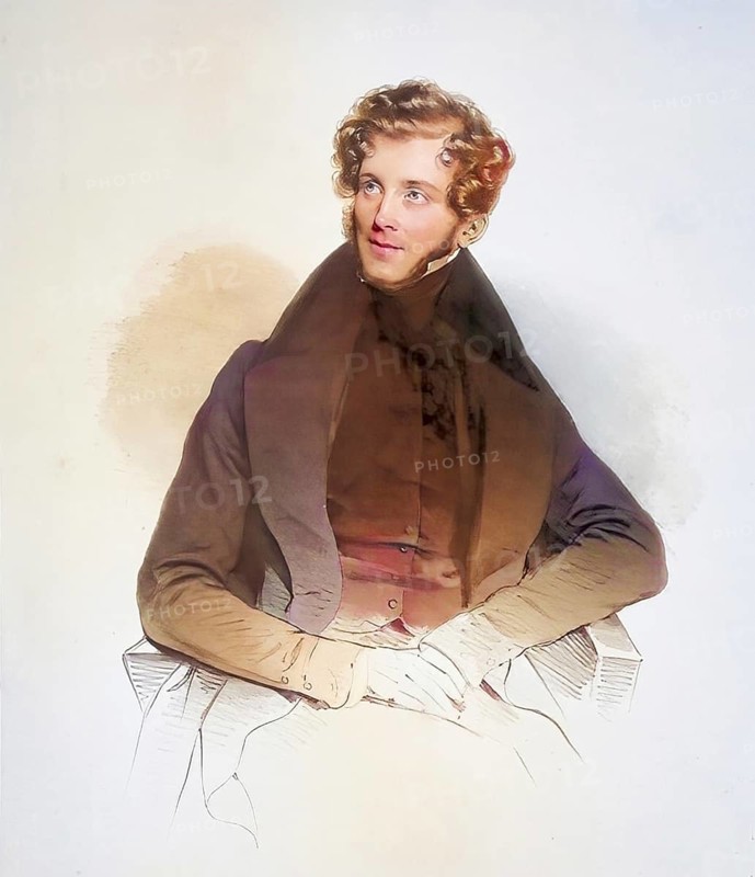 Karl Freiherr von Bodenhausen, 1831-1848 Hanoverian envoy in Vienna (name historically doubtful), Historical, digitally restored reproduction from a 19th century original, Record date not stated