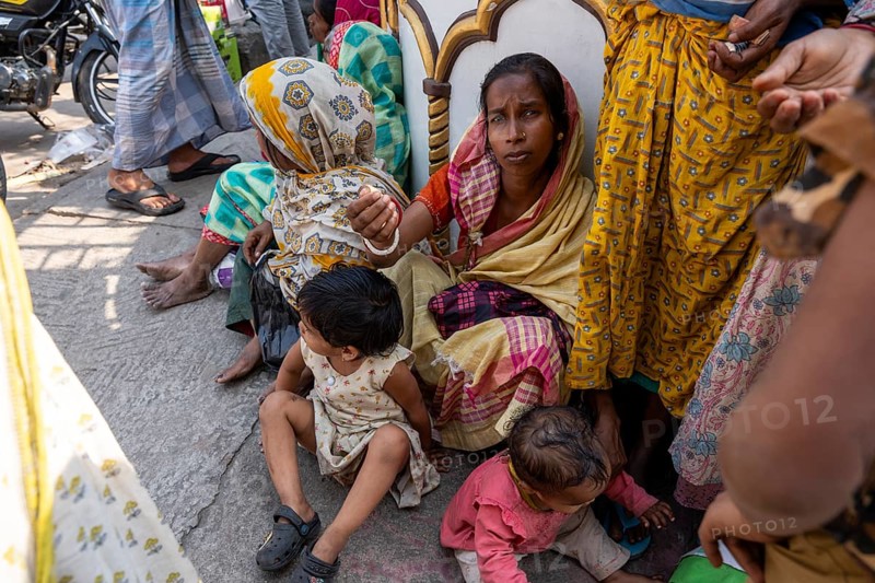 Beggars outside the mosque on the first Friday of the holy month of Ramadan, in Guwahati, India on 20 February 2026