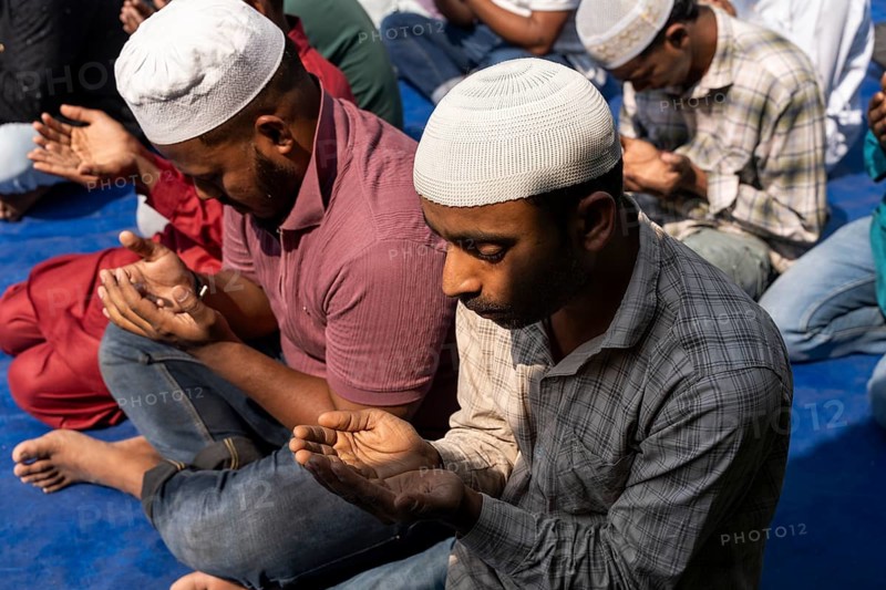Muslim devotees offer prayers on the first Friday of the holy month of Ramadan at a mosque, in Guwahati, India on 20 February 2026