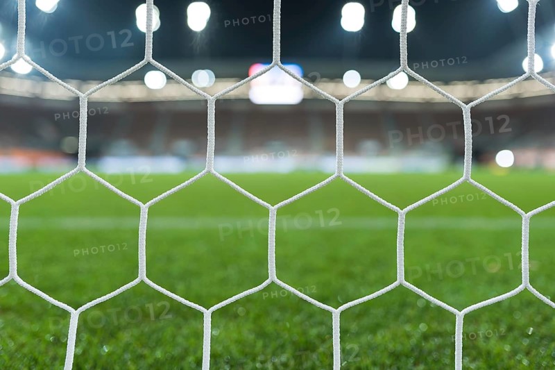 Football stadium - view by the net