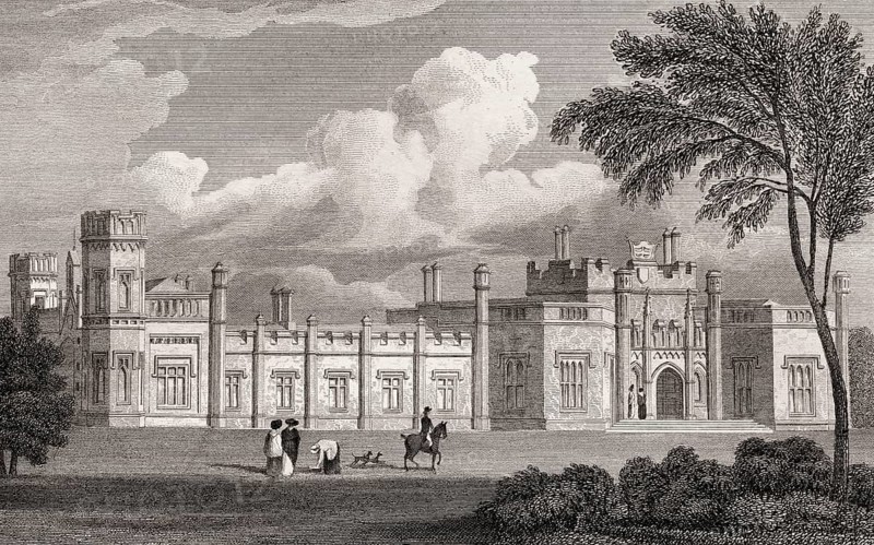 Inchrye House, Newburgh, Fife, Scotland, 19th century, from Modern Athens by Th. H. Shepherd