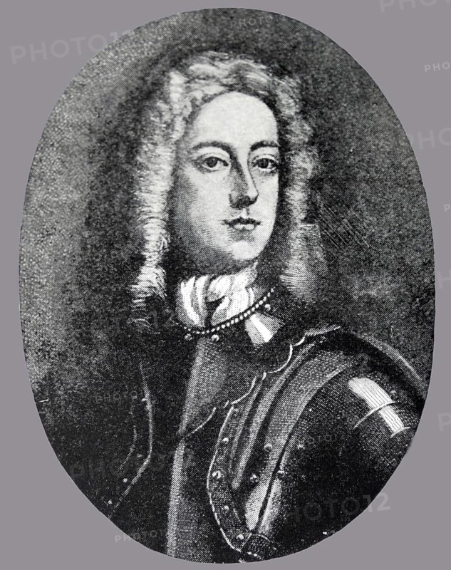 John Churchill, 1st Duke of Marlborough, (1650 - 16 June 1722) English soldier and statesman, digitally enhanced reproduction of an original from the 19th century, historical