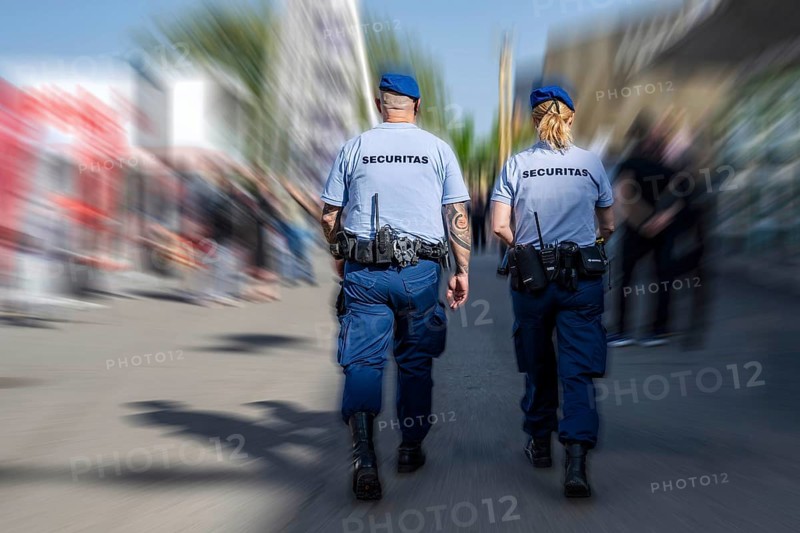 Securitas security guards patrol