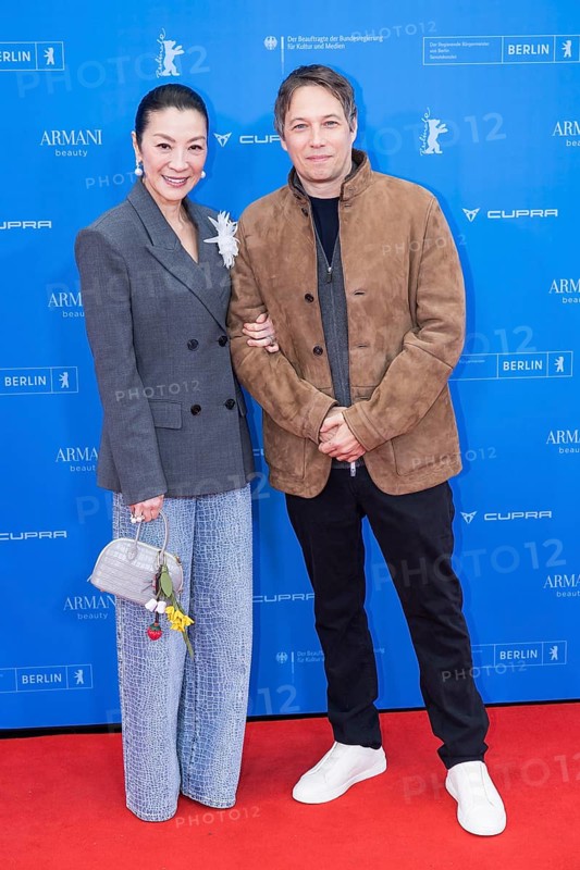 Michelle Yeoh and Sean Baker in front of the premiere of the film Everything Everywhere All At Once at the Berlinale at Berlin's Zoo Palast on 13.02.2026. The 76th Berlin International Film Festival will take place from February 12 to 22, 2026
