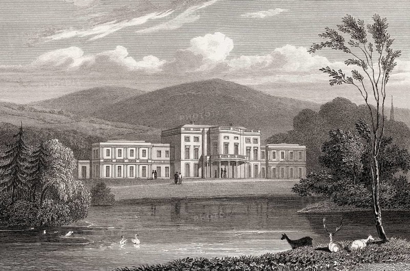 The Haining, Selkirk, Scotland, 19th century, from Modern Athens by Th. H. Shepherd