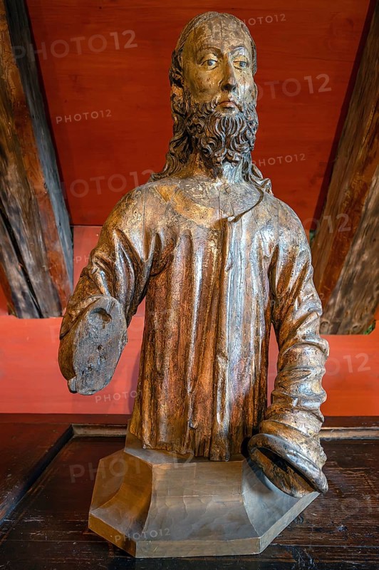 Fragment of Christ from a palm donkey, around 1450, Stadtmuseum Radolfzeii, Seetorstr.11-17, Radolfzell, Baden-Württemberg, Germany