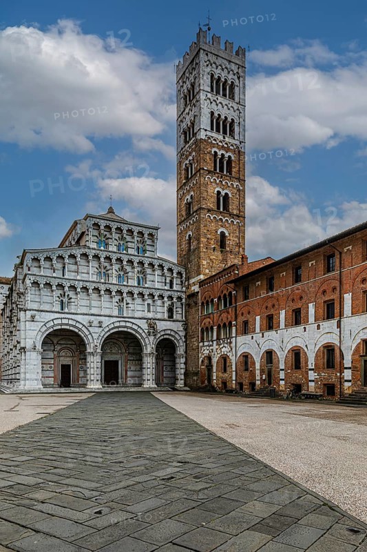 Cathedral of San Martino, historic city centre, Lucca, Tuscany, Italy