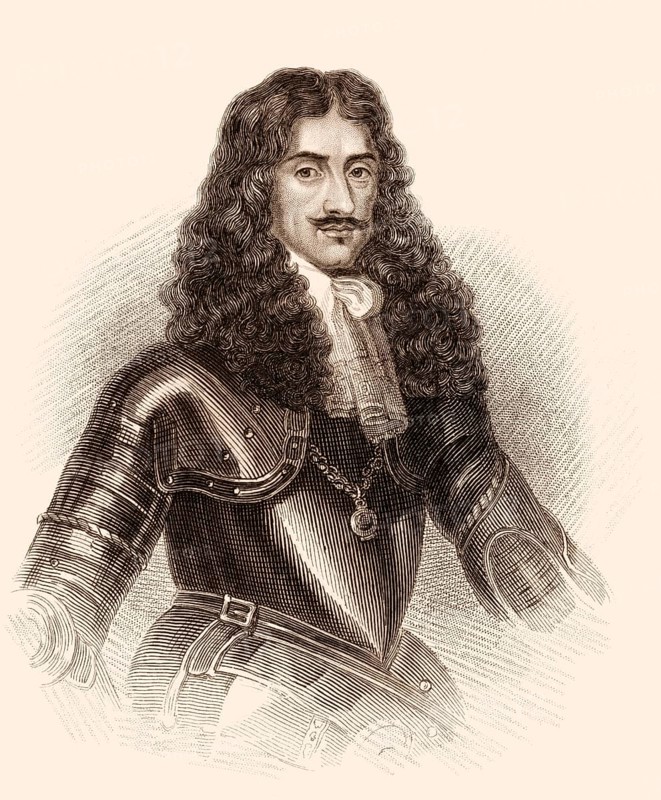 Karl II., 1630-1685, Monarch der drei Königreiche England, Schottland und Irland
