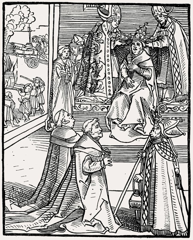 Passional Christi und Antichristi by Lucas Cranach the Elder, 1521, Wittenberg